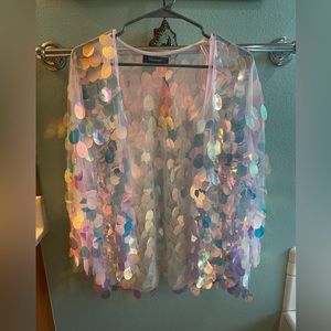 Super fun sequin cardigan